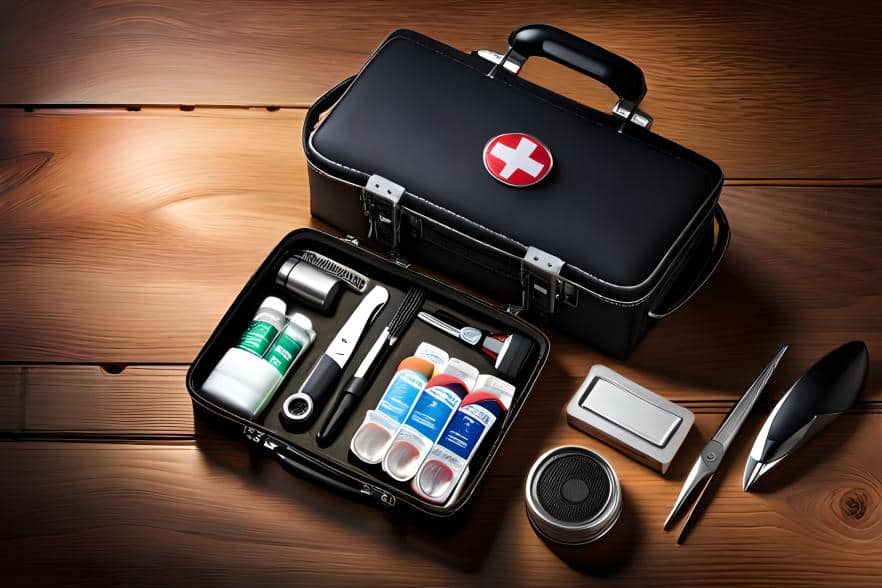 emergency first aid kit