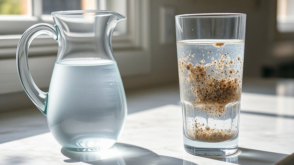 cloudy water indicates contamination