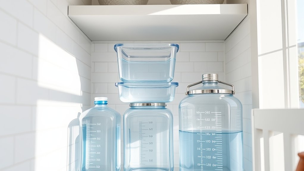 compact water storage maintenance
