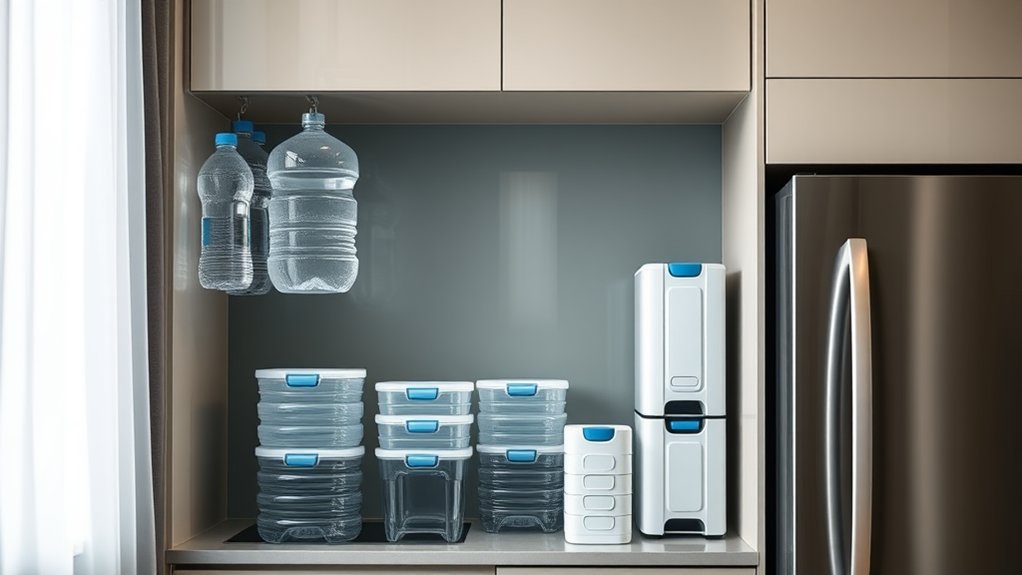 smart vertical water storage
